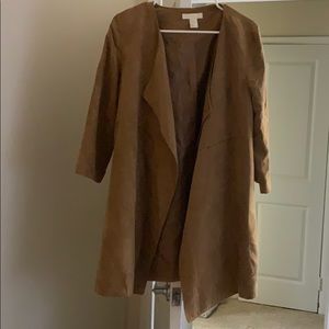 Brown suede jacket